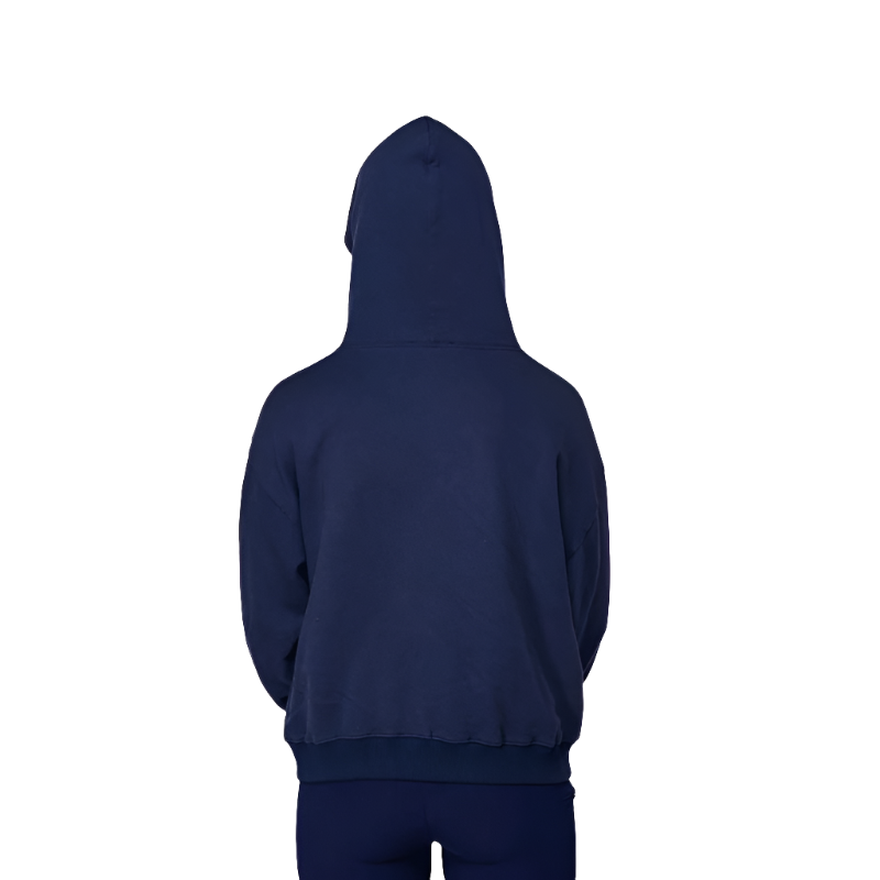 Sabbia Bianca - Sweat à capuche femme Nina marine | - Ohlala