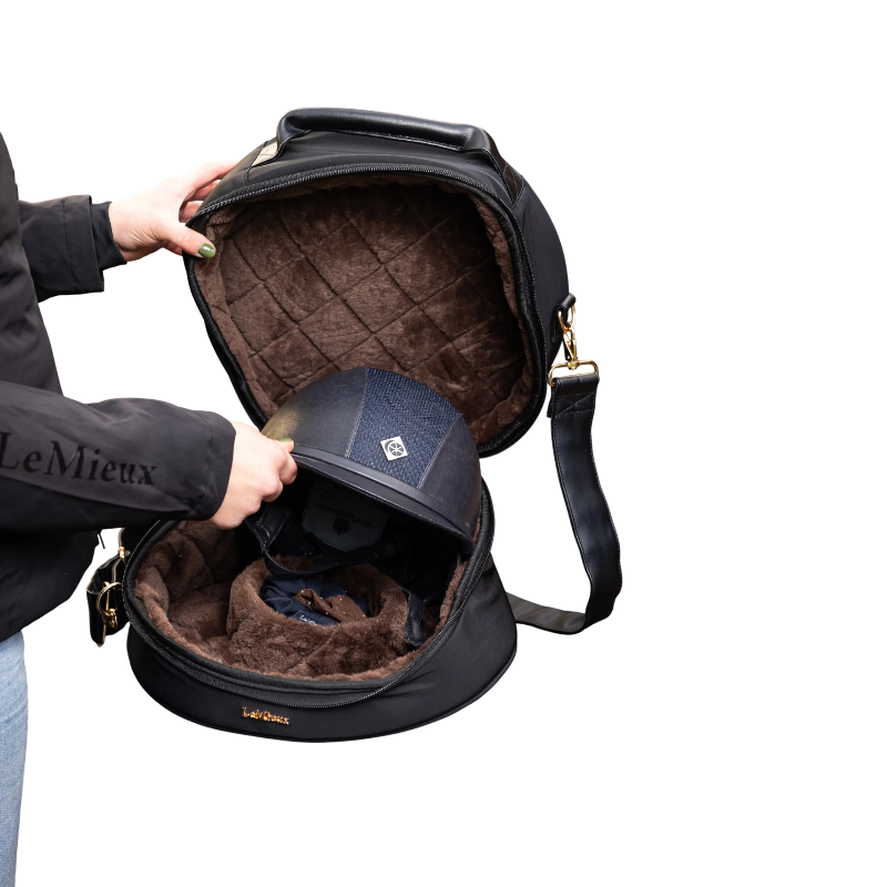 LeMieux - Luxe zwarte hoofdtelefoon tas