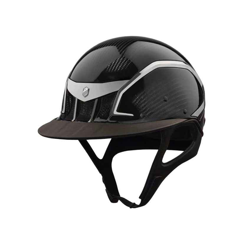 Samshield - Casque XJ Miss carbone chrome noir (avec mousse) | - Ohlala