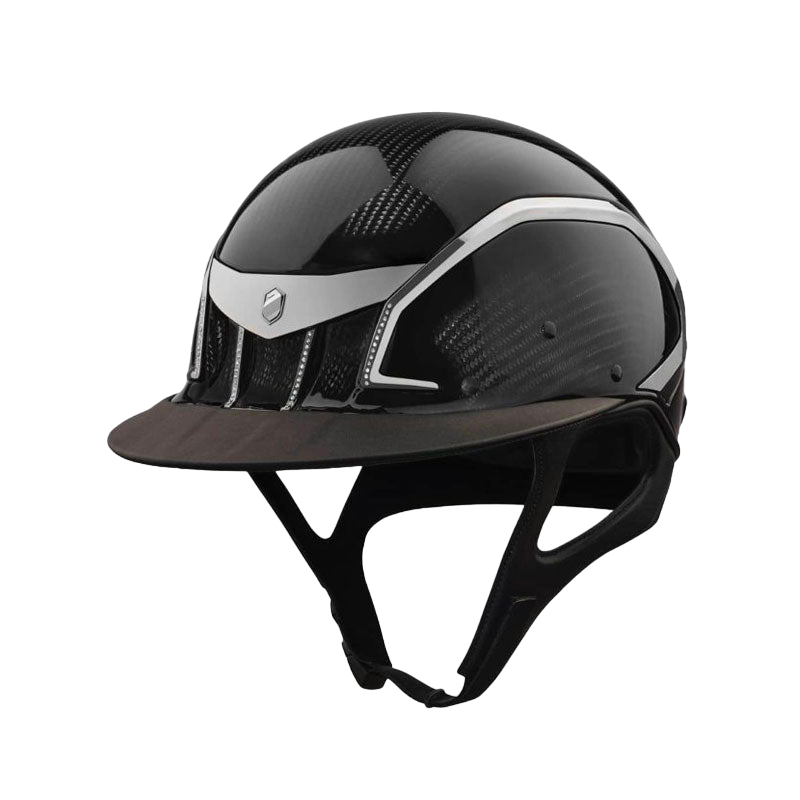 Samshield - Casque XJ Miss carbone noir 52 Swarovski (avec mousse) | - Ohlala