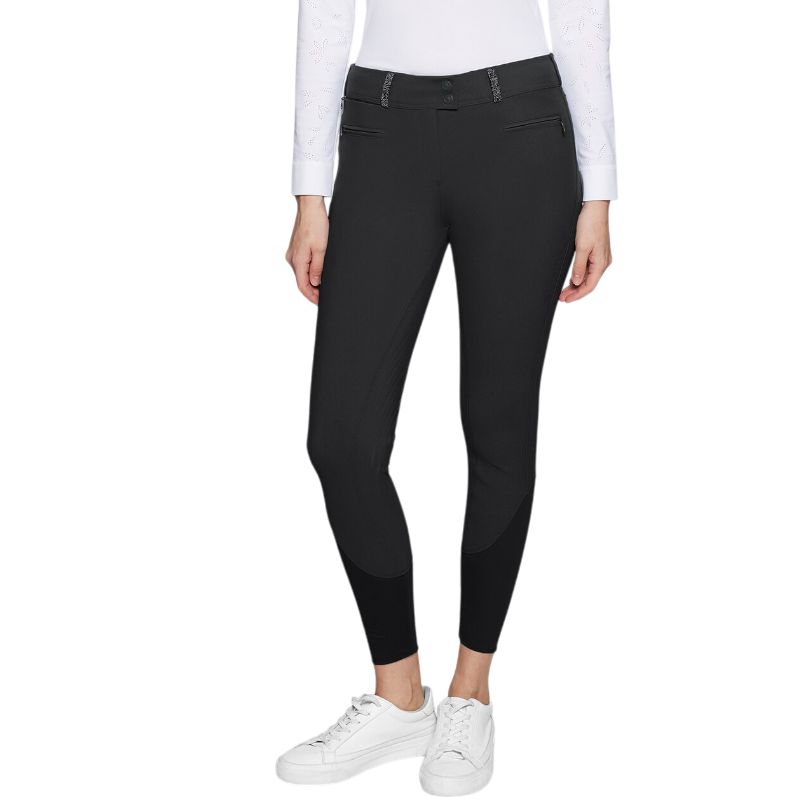 Samshield - Pantalon d'équitation femme Chloé Crystal noir | - Ohlala