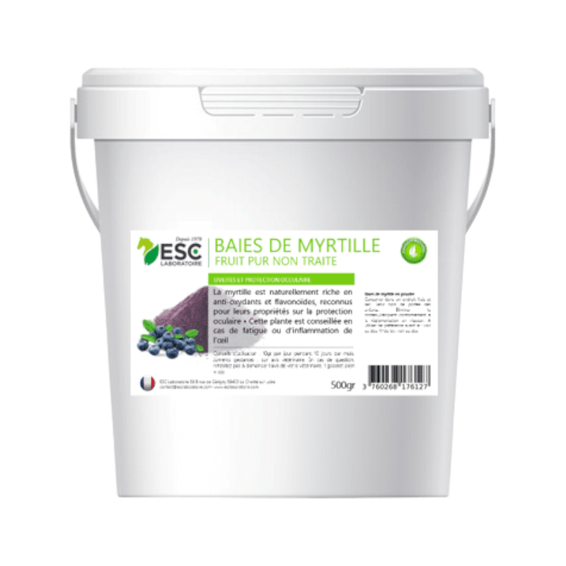 ESC Laboratoire - Complément alimentaire en poudre protection oculaire Baies de Myrtille | - Ohlala