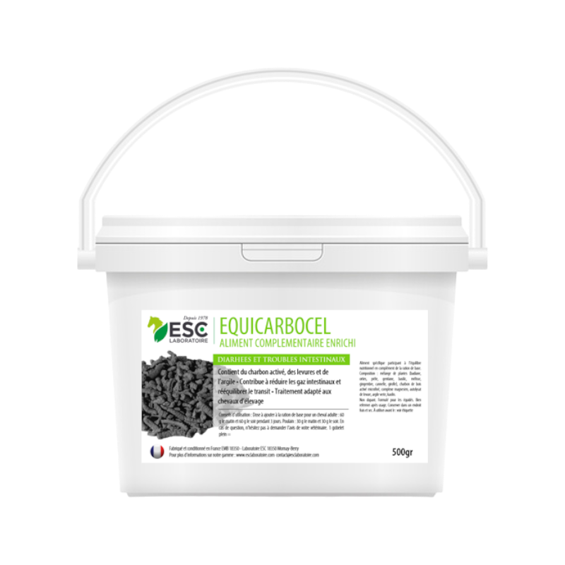 ESC Laboratoire - Complément alimentaire Equicarbocel troubles intestinaux diarrhée | - Ohlala