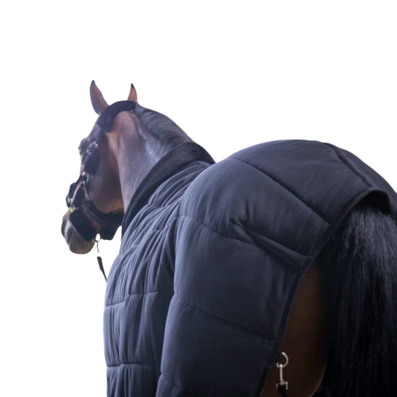 Paddock Sports - Sous-couverture nid d'abeille 200 g noir | - Ohlala