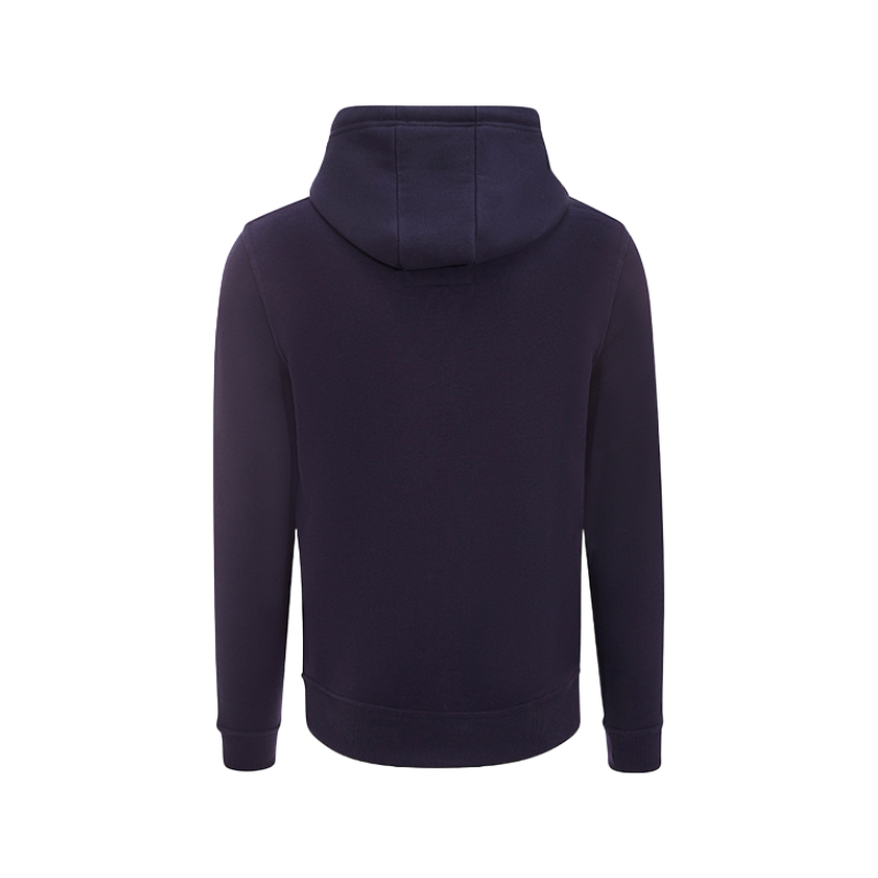 Hagg - Sweat à capuche homme marine/ jaune | - Ohlala