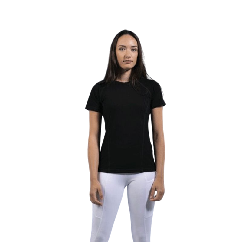 Pro Series - T-shirt manches courtes Vibration femme noir | - Ohlala