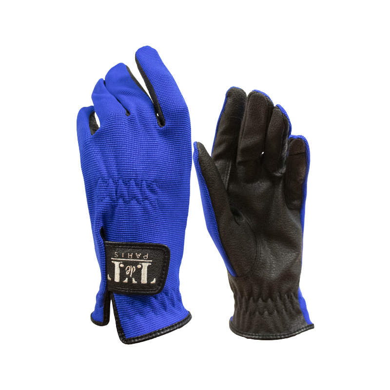 TdeT - Gants d'équitation Club bleu roi | - Ohlala