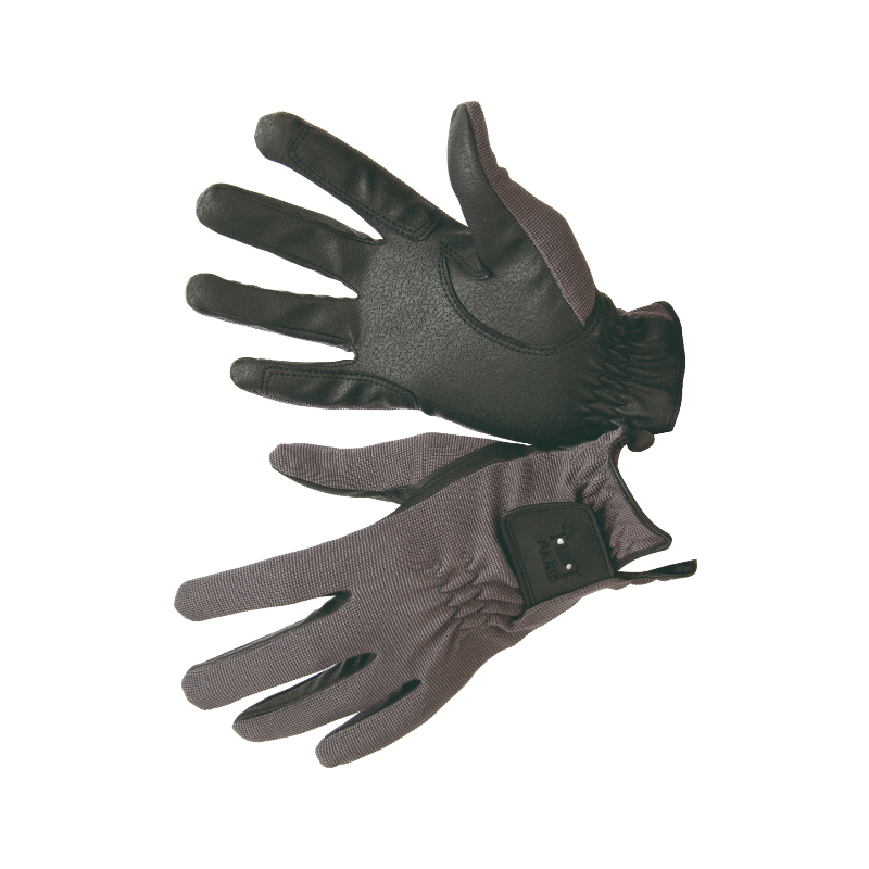 TdeT - Gants d'équitation Club gris | - Ohlala