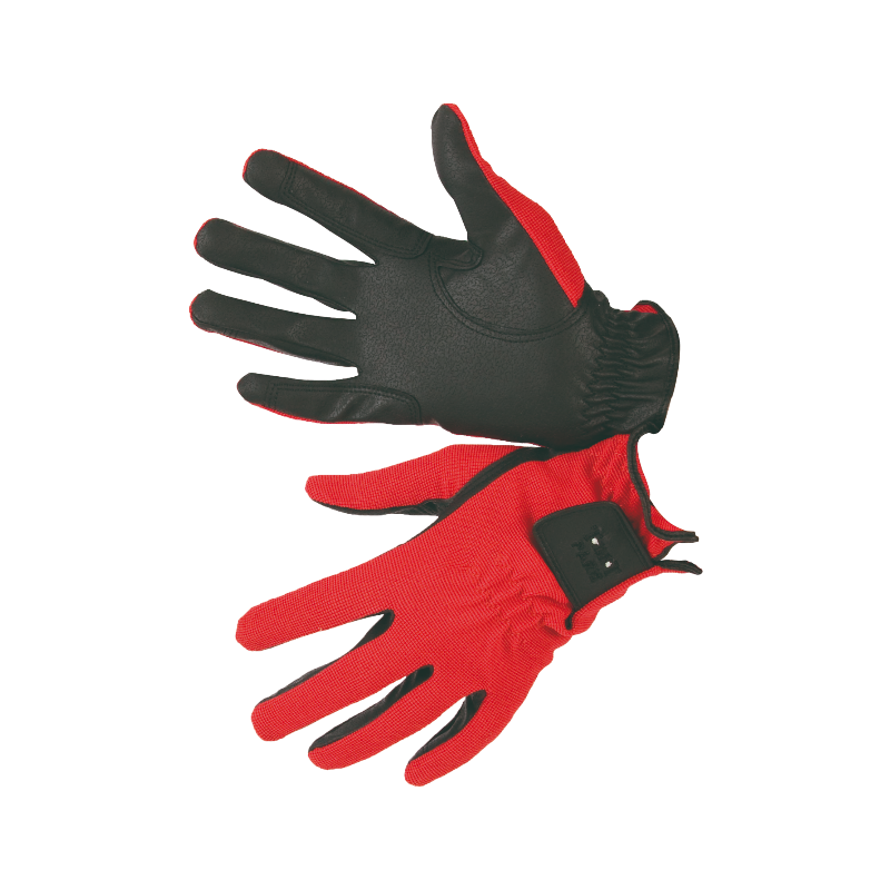 TdeT - Gants d'équitation Club rouge | - Ohlala