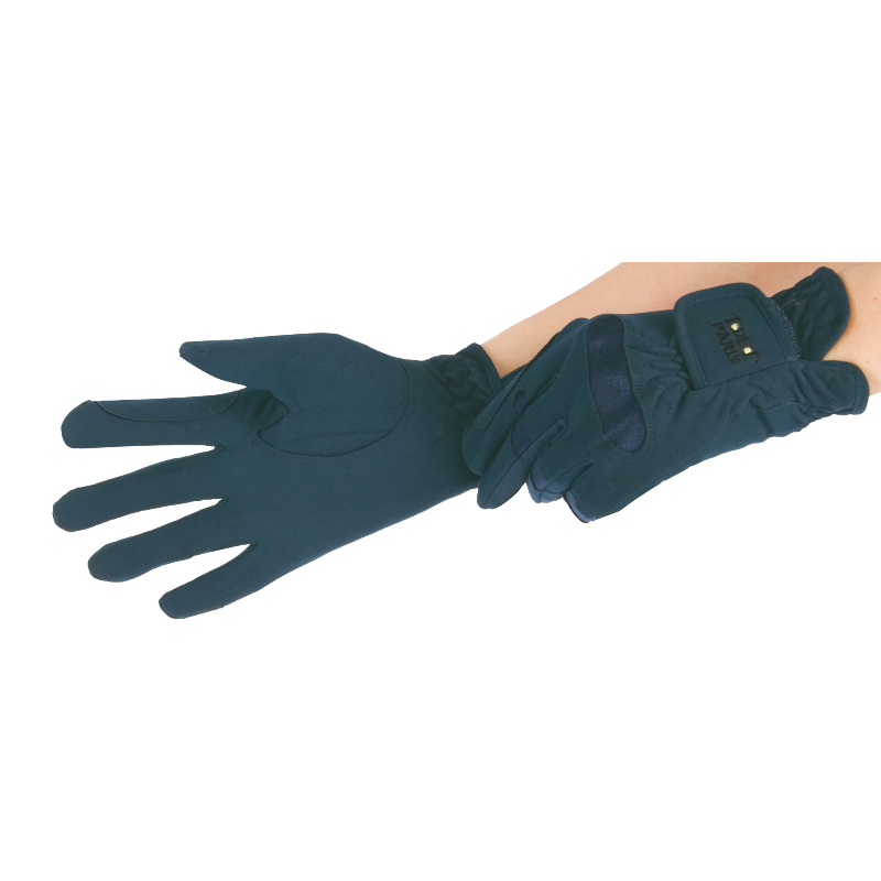 TdeT - Gants d'équitation enfant Galop marine | - Ohlala