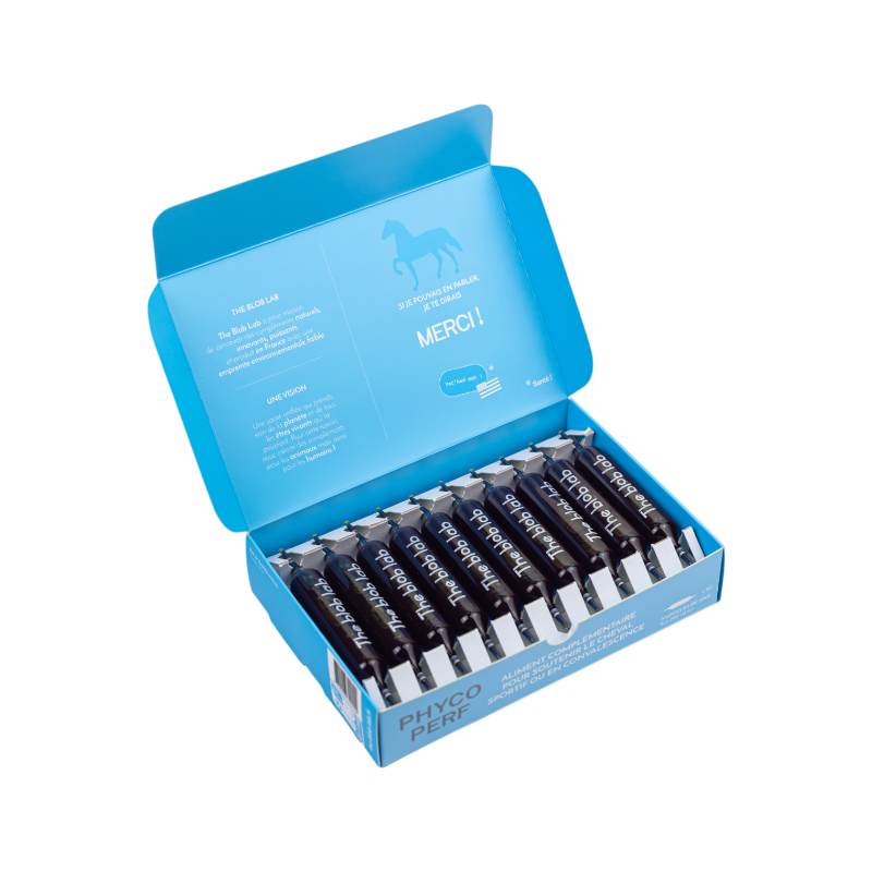 THE BLOB LAB - Complément alimentaire spiruline booster Phycoperf x20 ampoules | - Ohlala