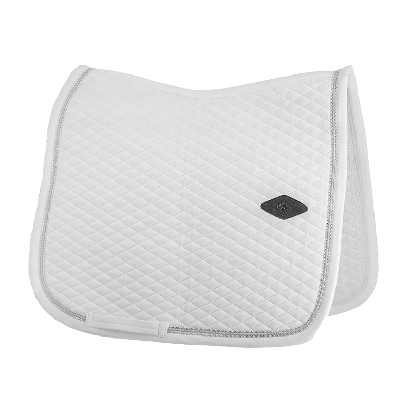 Pénélope - Tapis de dressage Calisson blanc/ blanc | - Ohlala
