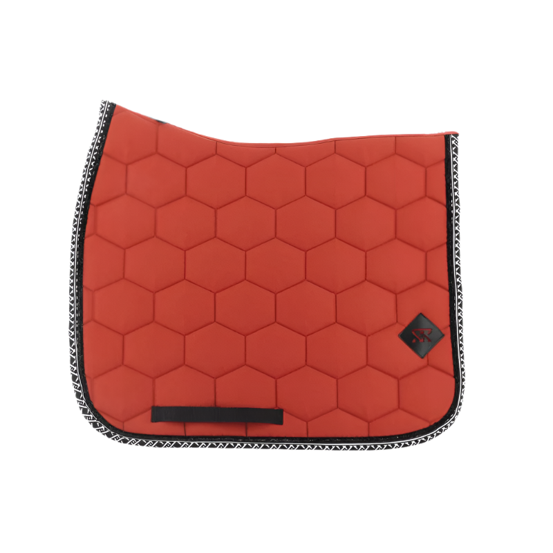 Oxxer - Tapis de dressage Monogramme terracotta | - Ohlala