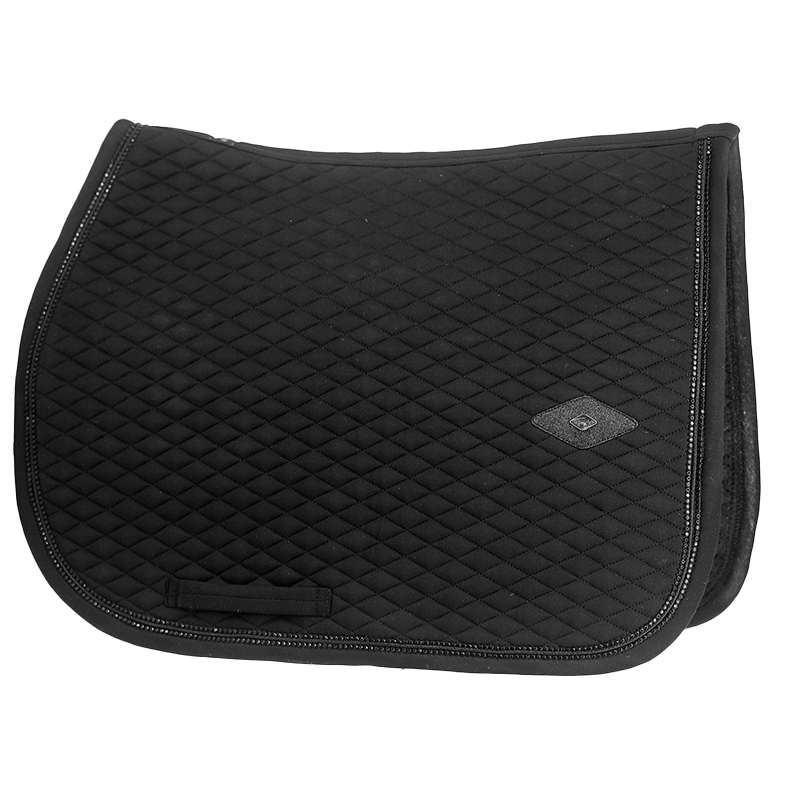 Pénélope - Tapis de selle Calisson noir/ noir