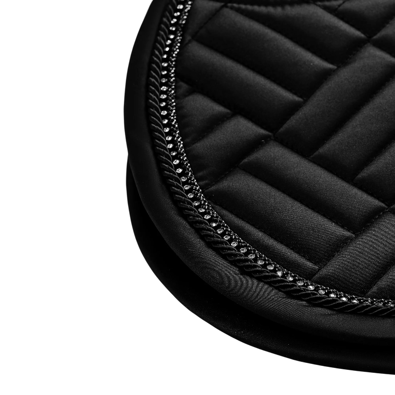 Equestrian Stockholm - Tapis de dressage Crystal noir