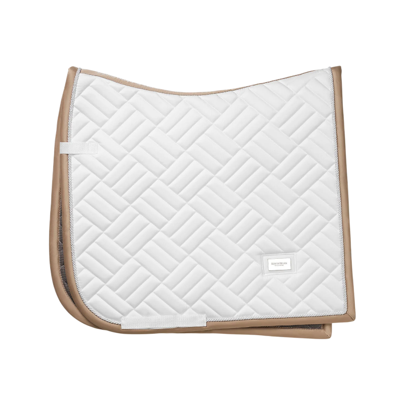 Equestrian Stockholm - Tapis de dressage Mordern White blanc/ sand | - Ohlala