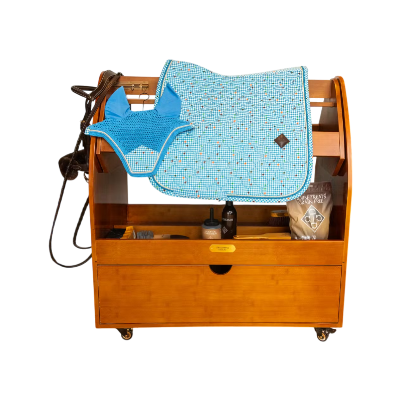 Kentucky Horsewear - Tapis de dressage Velvet pied de poule navy colorfull | - Ohlala