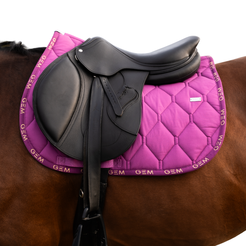 GEM - Tapis de selle Love violet | - Ohlala