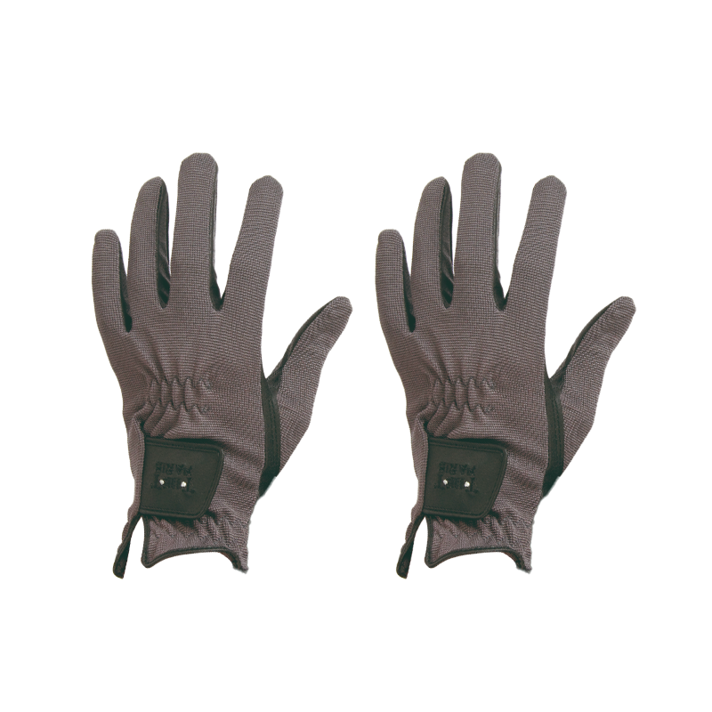 TdeT - Gants d'équitation Club gris | - Ohlala