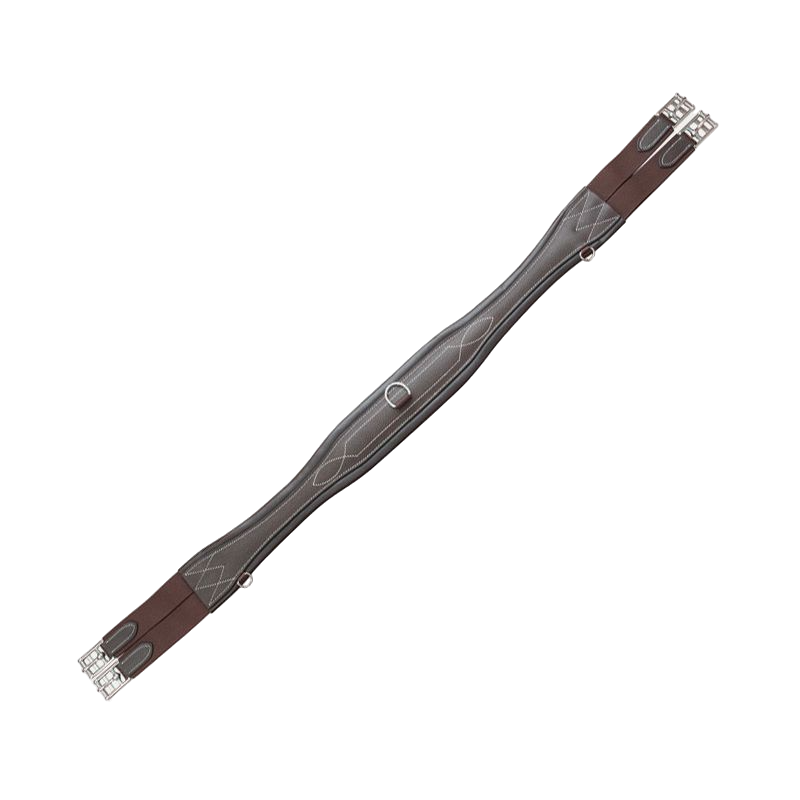 TdeT - Sangle anatomique cuir grainé havane | - Ohlala