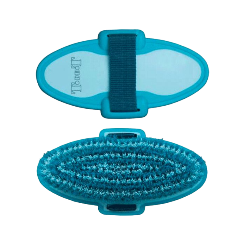 TdeT - Brosse douce bicolore turquoise/bleu ciel | - Ohlala