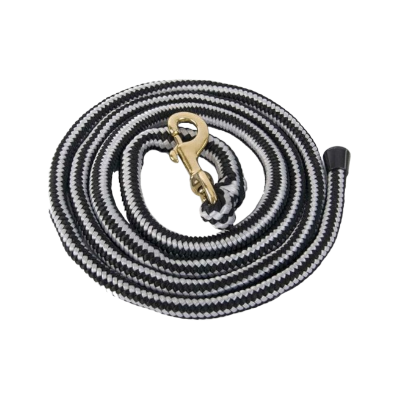 TdeT - Longe ronde élastique noir/gris | - Ohlala