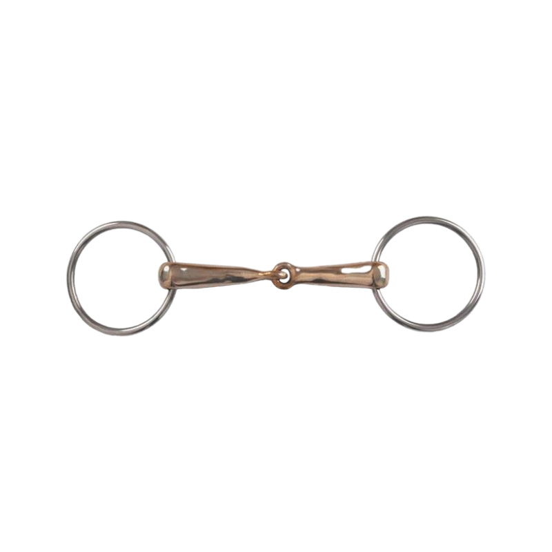 TdeT - Mors 2 anneaux creux alliage cuivre | - Ohlala