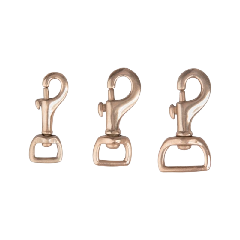 TdeT - Mousqueton à pompe œil carré laiton | - Ohlala