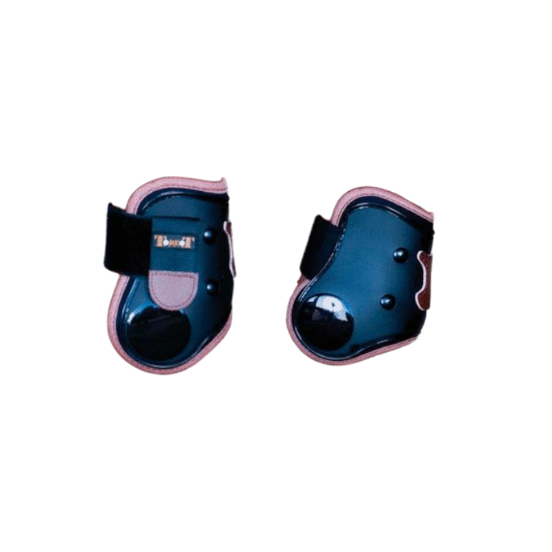 TdeT - Protèges boulet coque et cuir noir/marron | - Ohlala