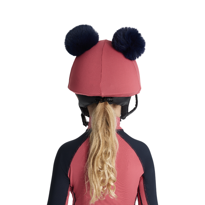 Lemieux - Toque de casque doubles pompons amovibles enfant Mini cranberry | - Ohlala