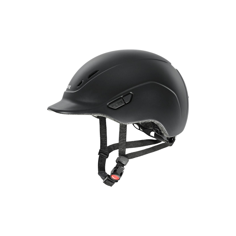 Uvex - Casque d'équitation enfant Kiddox noir mat | - Ohlala