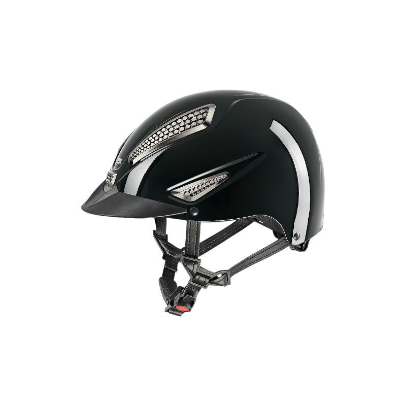 Uvex - Casque d'équitation perfexxion 3 noir brillant | - Ohlala