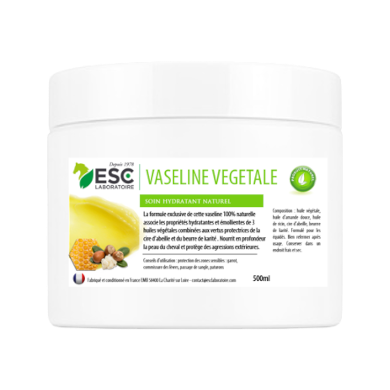 ESC Laboratoire - Vaseline végétale nourrit et protège la peau du cheval | - Ohlala