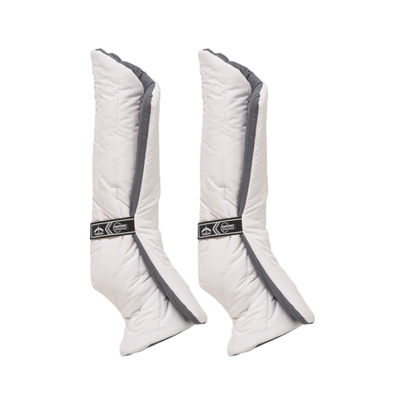 Veredus - Sous-bandes postérieurs anatomiques avec lanière de fermeture velcro blanc (x2) | - Ohlala