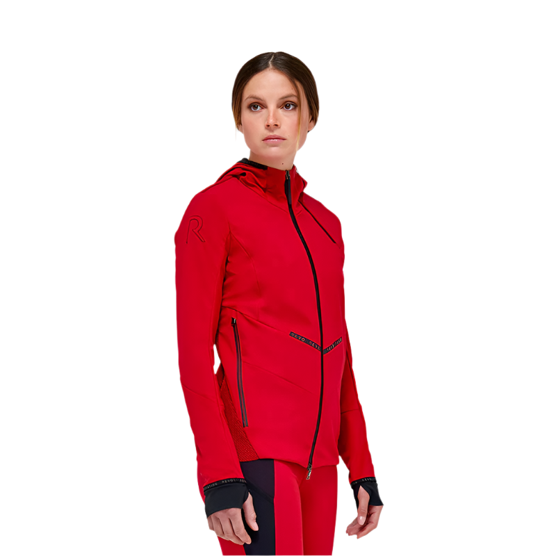 Cavalleria Toscana - Coupe-vent softshell femme rouge coquelicot | - Ohlala