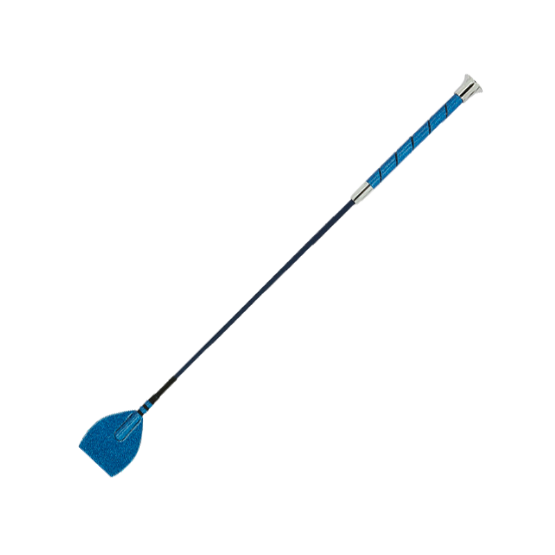 Whip&Go - Cravache Strassy bleu | - Ohlala