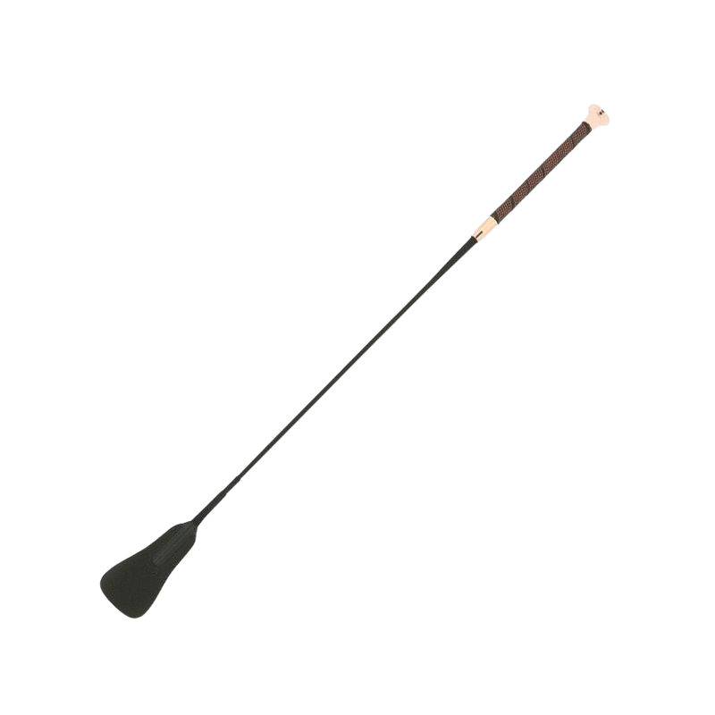 Whip&Go - Cravache Soft picot noir/ orange | - Ohlala