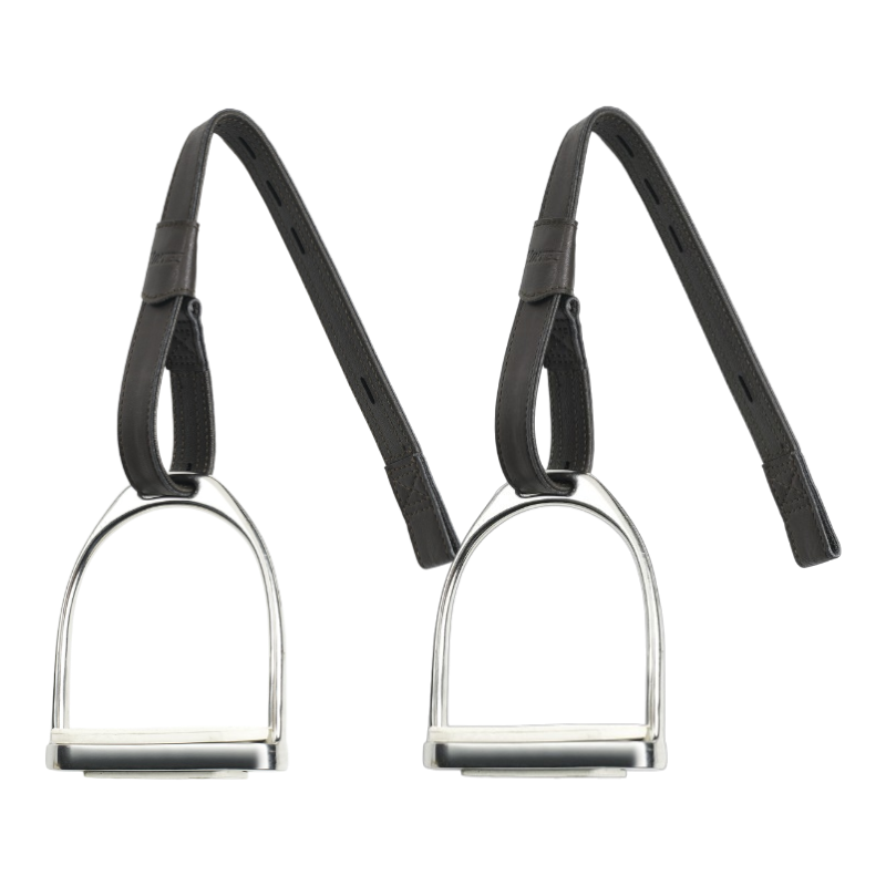 Wintec - Étrivières Webbers havane | - Ohlala