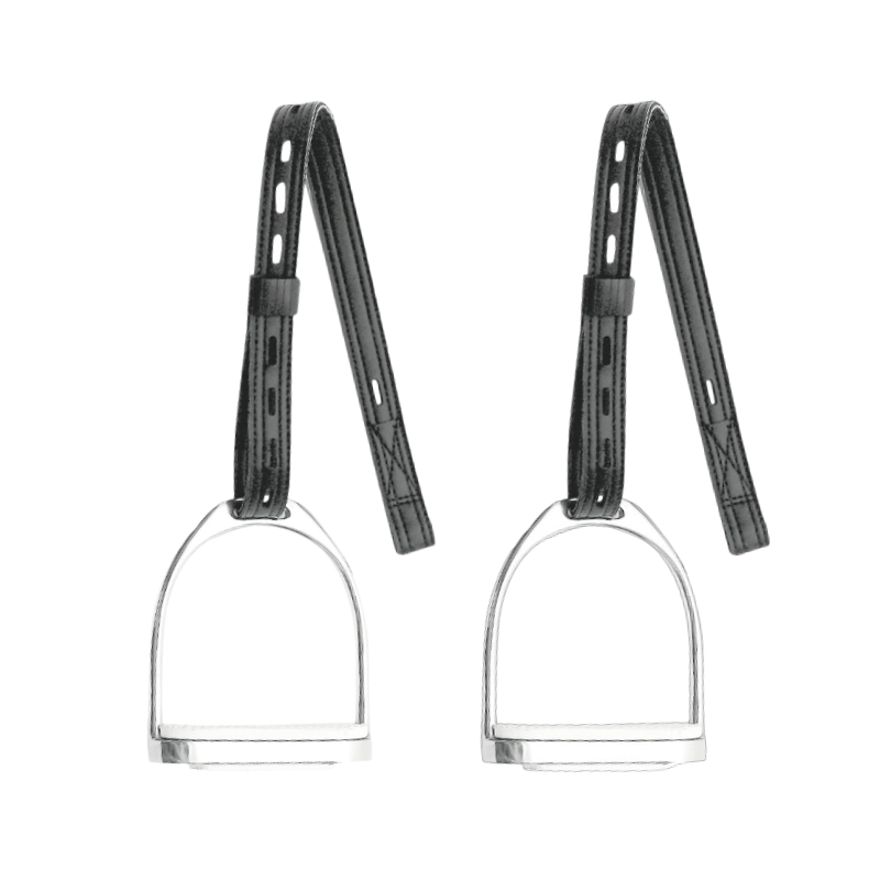 Wintec - Étrivières Webbers noir | - Ohlala