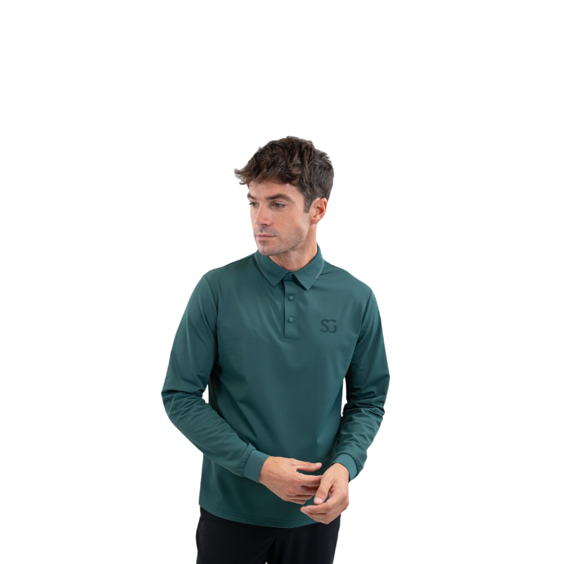 SG - Polo manches longues homme Alamo vertigo | - Ohlala