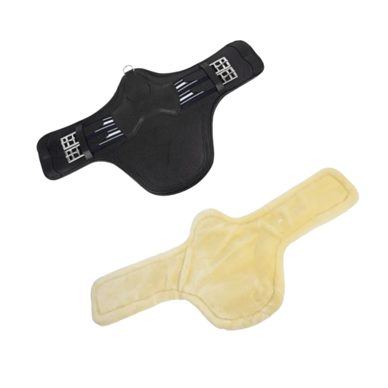 Antarès Sellier - Bavette Signature courte noir et doublure | - Ohlala