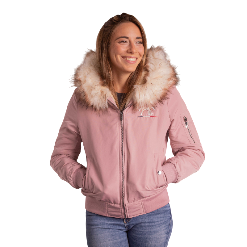 Pénélope - Bombers femme Lyon rose poudré | - Ohlala