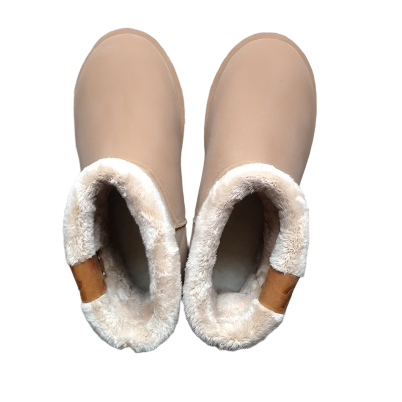 Pénélope - Boots fourrées beige | - Ohlala