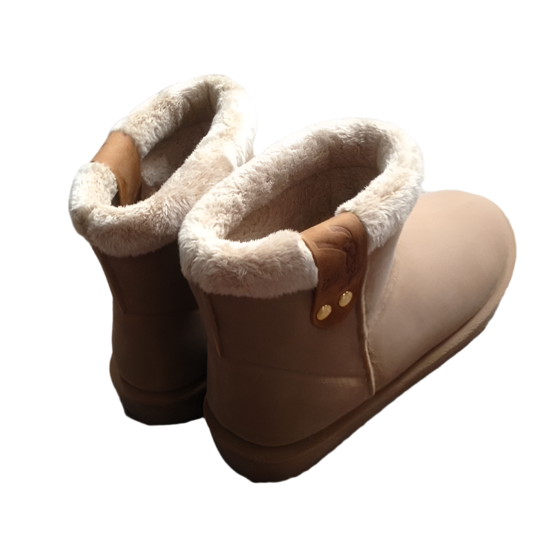 Pénélope - Boots fourrées beige | - Ohlala
