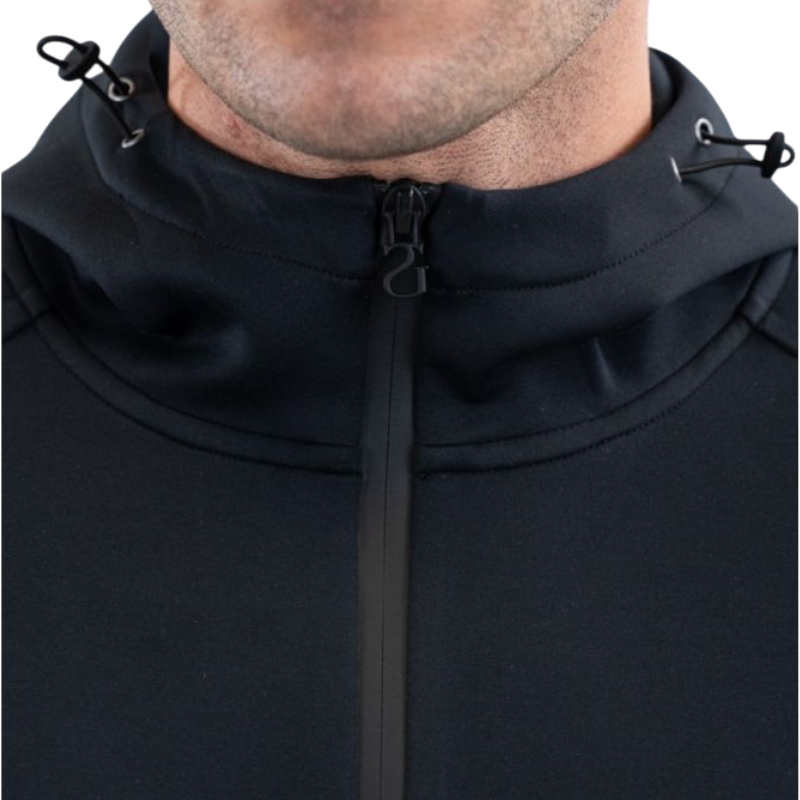 SG - Sweat à capuche zippé homme Caracho noir | - Ohlala
