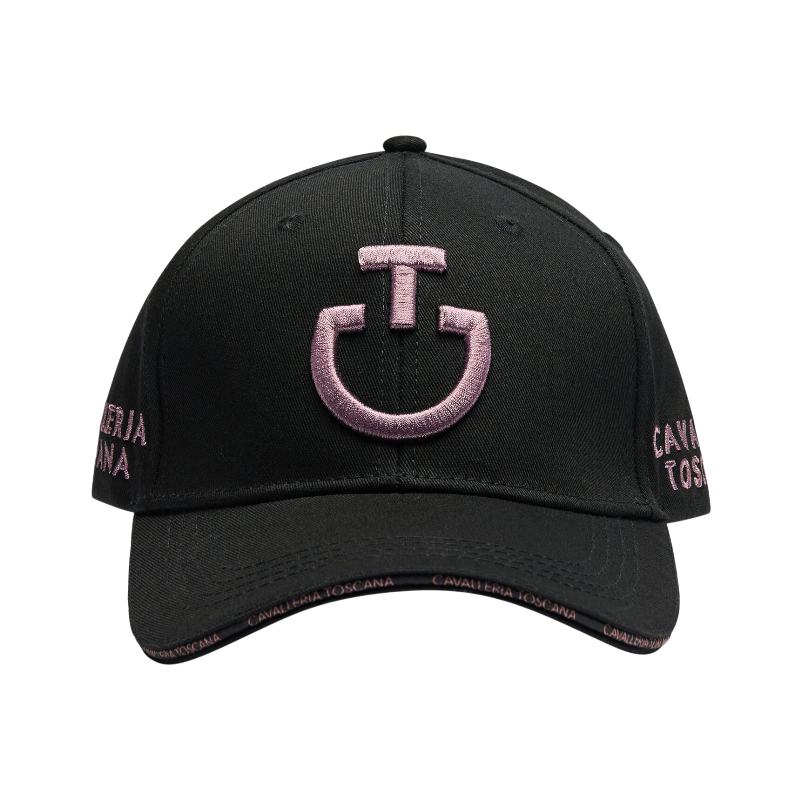 Cavalleria Toscana - Casquette unisexe CT Baseball noir/ lilas | - Ohlala