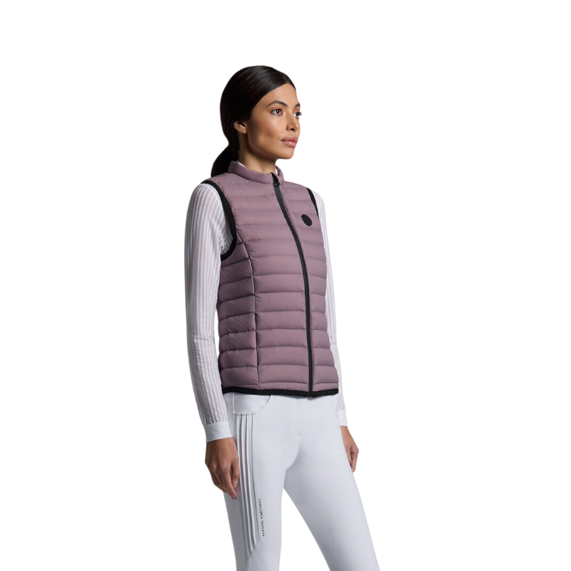 Cavalleria Toscana - Doudoune sans manches femme Lightweight lilas | - Ohlala