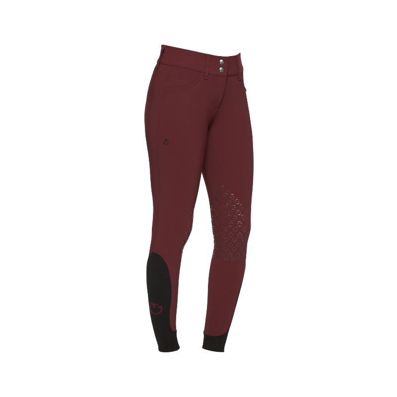 Cavalleria Toscana - Pantalon d'équitation femme Americain taille haute bordeaux | - Ohlala