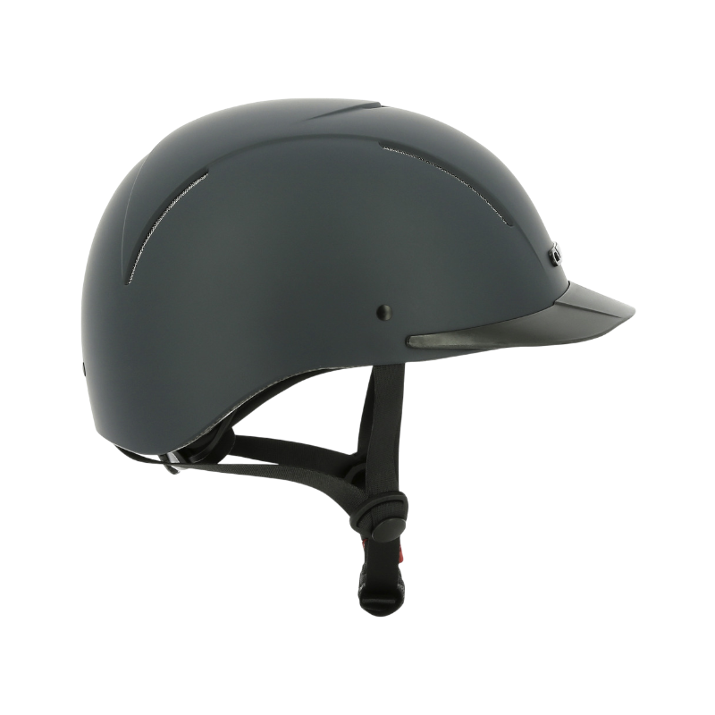 Choplin - Casque d'équitation Plume noir mat | - Ohlala