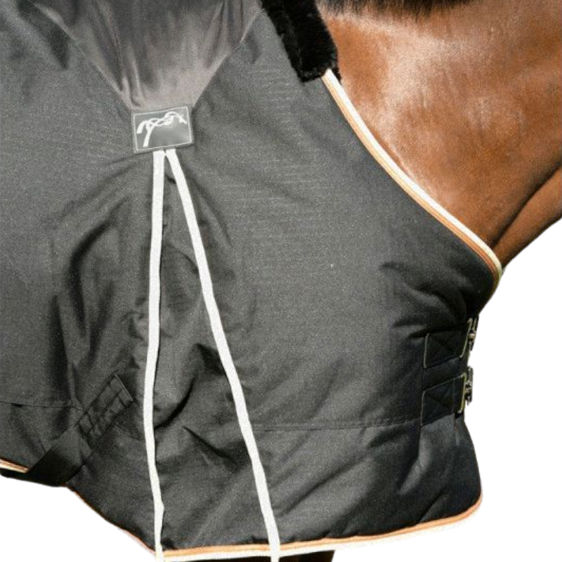 Pénélope - Chemise de box noir/crème 400g | - Ohlala